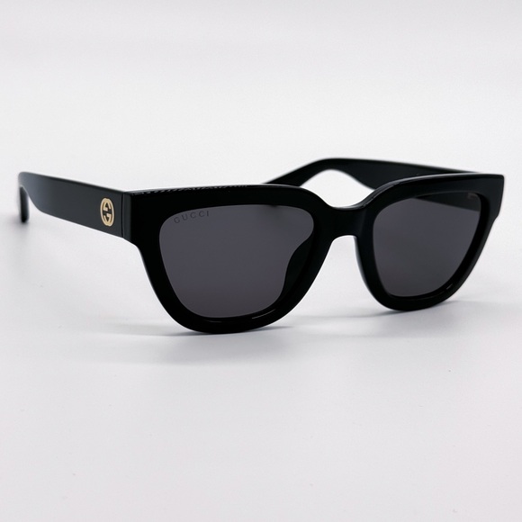 NEW GUCCI GG1578S 001 CAT EYE BLACK GREY WOMEN SUNGLASSES GUCCI - Picture 7 of 12